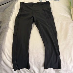 Lululemon Grey Cropped Leggings
